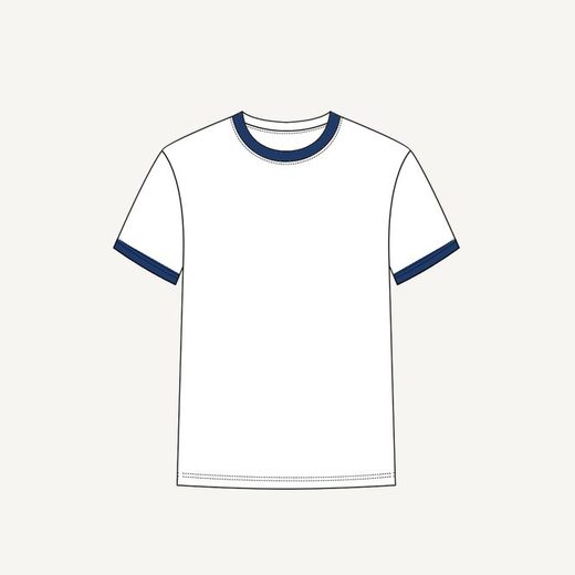 Polo con ribete en cuello y mangas CITEX